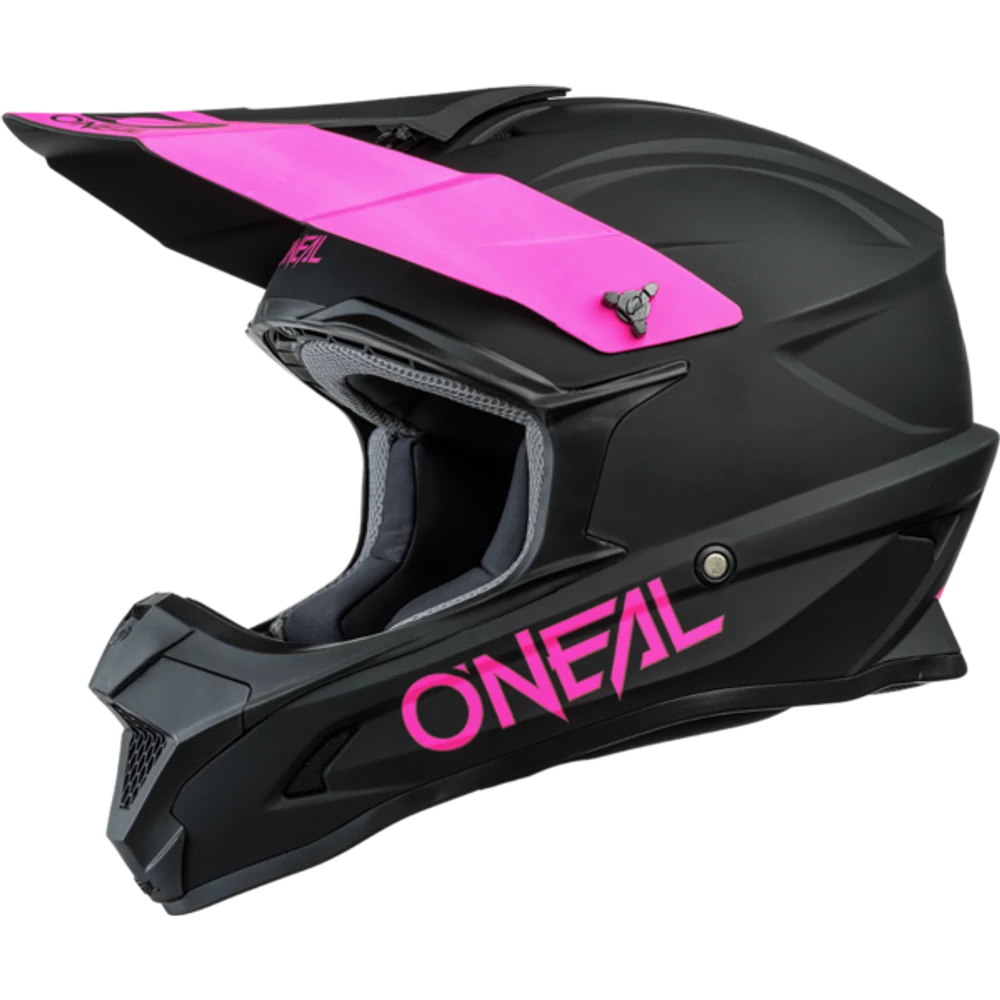 O'Neal 1SRS bukósisak SOLID fekete/pink