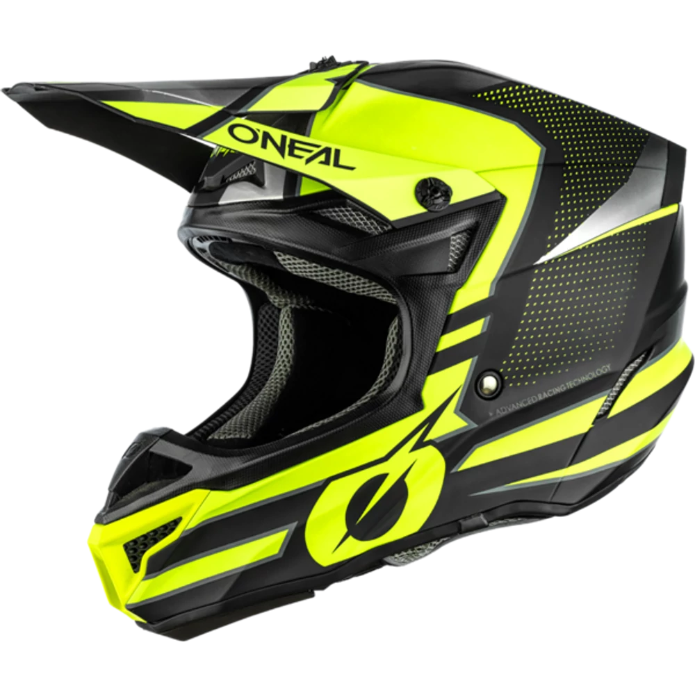 O'Neal 5SRS Polyacrylite bukósisak SLEEK fekete/neon sárga