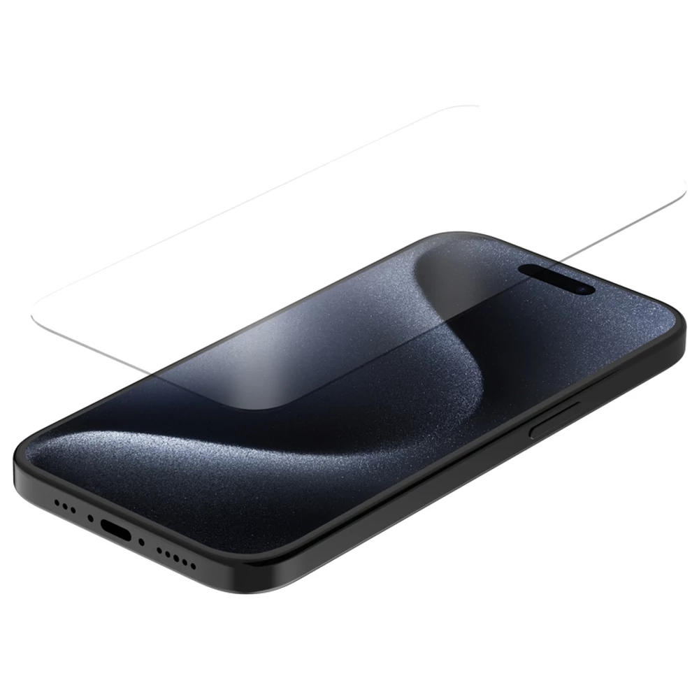 QUAD LOCK edzett üveg képernyővédő fólia - iPhone 16 Pro