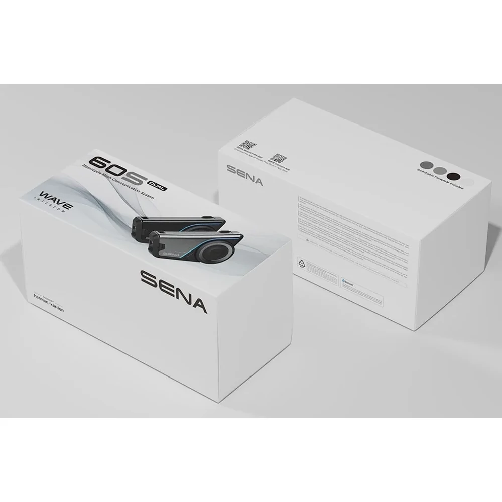 SENA 60S Dupla szett kommunikációs rendszer Mesh 3.0 és WAVE Intercommal