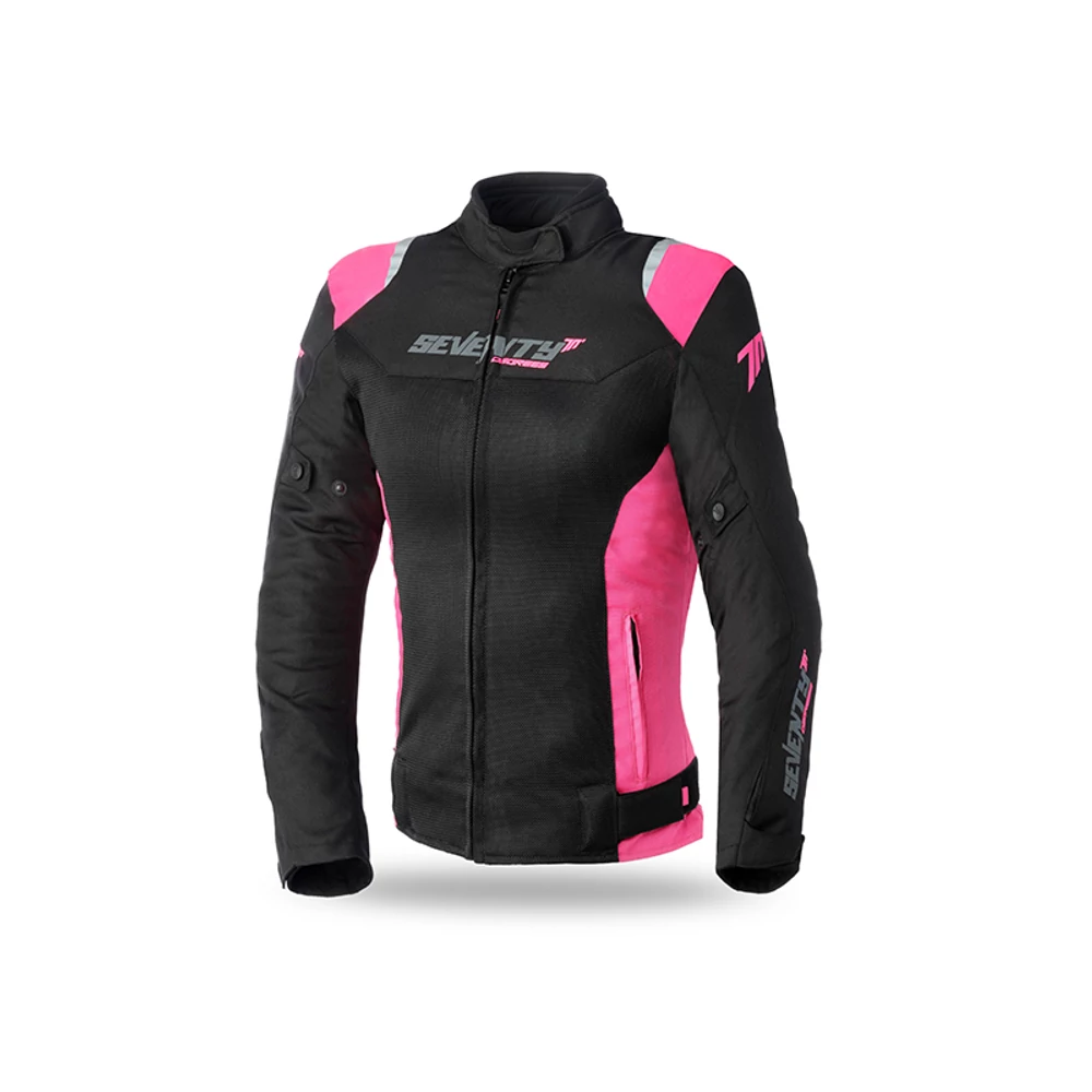 SEVENTY DEGREES SD-JR50 női nyári motoros kabát fekete / pink