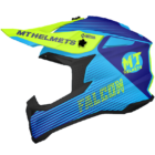 Kép 1/2 - MT Falcon bukósisak neon sárga / kék