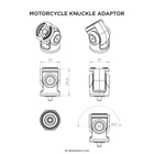 Kép 2/9 - Quad Lock csuklós adapter