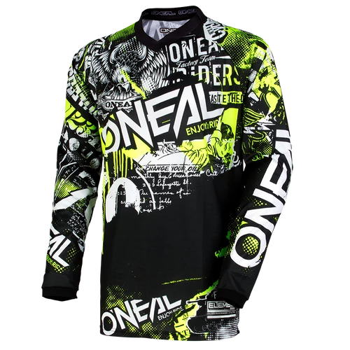 O'Neal ELEMENT Gyerek Mez ATTACK fekete/neon sárga