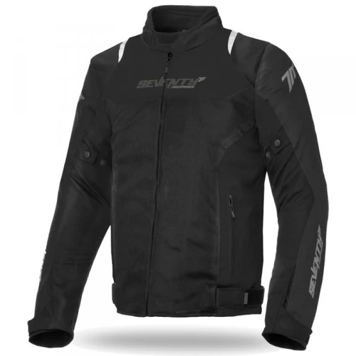 SEVENTY DEGREES SD-JR48 férfi nyári motoros kabát fekete