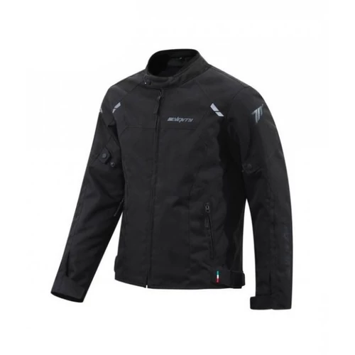 SEVENTY DEGREES SD-JR65 PISTON RACING férfi négyévszakos motoros kabát fekete