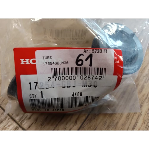 Honda C50 Little Cub levegőszűrő összekötő gumi