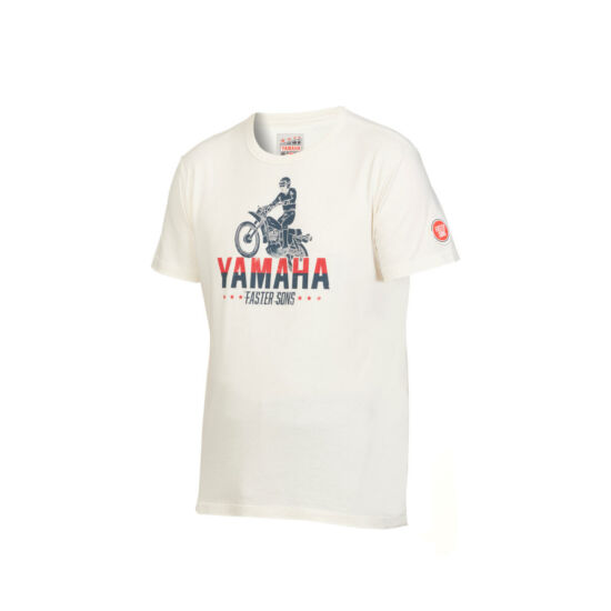 Yamaha Faster Sons Abbot női fehér póló